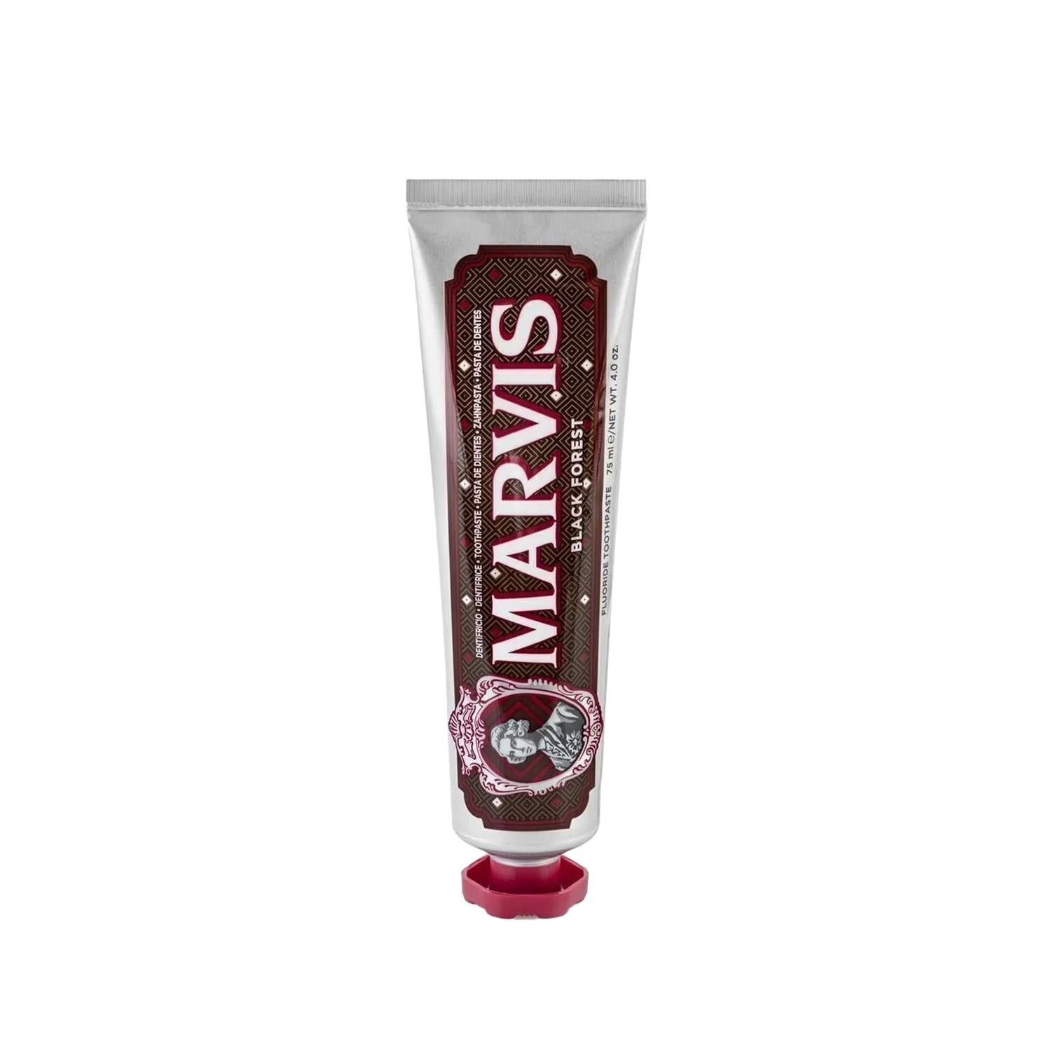 Marvis Black Forest Mint Toothpaste - 75ml Premium Oral Care with Unique Flavor Marvis Black Forest Mint Toothpaste - Premium Oral Care Marvis toothpaste, Black Forest Mint toothpaste, premium oral care, unique flavor toothpaste, 75 ml toothpaste, oral hygiene, mint flavor toothpaste, luxury toothpaste, travel size toothpaste, high-quality toothpaste
