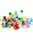 Lino Ponpon Craft Ponpons - 500 Count, 10 mm Diameter - Ideal for Kids Crafts, DIY Projects & Handcraft Lessons - view 2