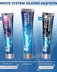 Signal White System Original Whitening Toothpaste - Natural Whitening Ingredients, Gentle on Teeth & Gums - 2.54 fl - view 4