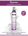 Morfose Supreme Supreme Hair Styling Mousse with Ceramide, Keratin, and Collagen - Nourishing, Strong Hold, 6.76 fl oz Morfose Supreme Hair Mousse - Nourishing & Strong Hold Hair Styling Mousse, Nourishing Hair Care, Ceramide Hair Products, Keratin Hair Treatment, Collagen Hair Care, Hair Styling Products, Hair Care with Ceramide, Strong Hold Styling Mousse, Healthy Hair Products, Morfose Hair Care, Hair Mousse with Keratin, Hair Styling for Women, Daily Hair Care, Long-Lasting Hairstyles