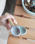 OiOi Mama Baby Spoon - Eco-Friendly Silicone & Bamboo Feeding Utensil for Infants 9M+ - Baby Care