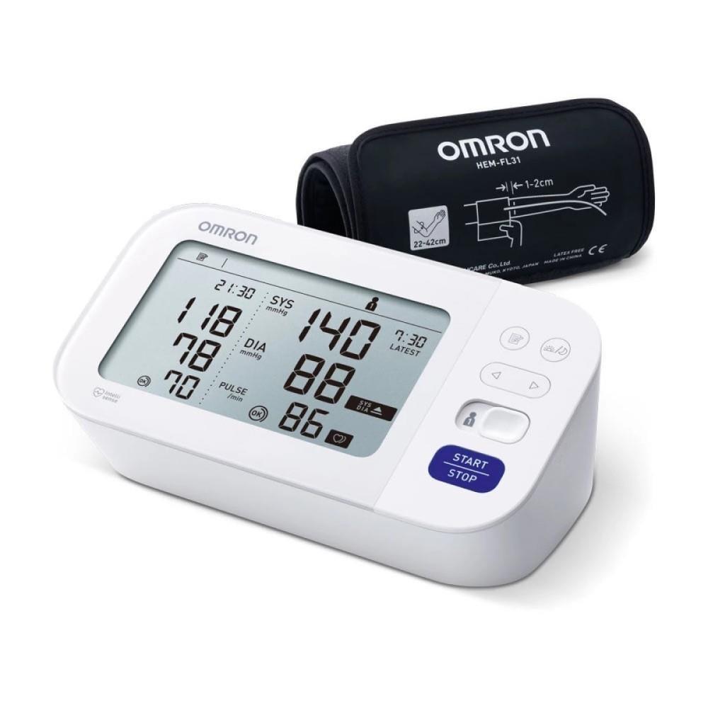 Omron M6 Comfort Blood Pressure Monitor with Atrial Fibrillation Detection Omron M6 Comfort Blood Pressure Monitor - Atrial Fibrillation Detection Omron M6 Comfort, Blood Pressure Monitor, Atrial Fibrillation Detection, Digital Blood Pressure Monitor, Automatic Blood Pressure Monitor, Cardiovascular Health, Hypertension, Heart Health, Medical Device, Home Monitoring, Family Use