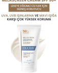 Ducray Melascreen UV Cream SPF 50+ - Anti-Spot Sunscreen for Dry Skin, Pregnancy-Safe Ducray Melascreen SPF 50+ Sunscreen for Dry Skin Sunscreen for dry skin, Anti-spot sunscreen, SPF 50+ cream, Pregnancy-safe sun protection, Ducray Melascreen, Dry skin care, Sensitive skin sunscreen, Photoaging prevention, Sun protection for pregnant women, Cosmetic skincare, Dermatologically tested sunscreen