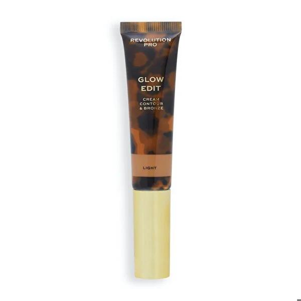 Revolution Pro Glow Edit Cream Contour & Bronze Light: Easy Buildable Cream Bronzer & Contour Stick for Natural Matte Definition & Hydration Revolution Pro Cream Contour: Easy Buildable Bronzer & Contour Stick cream contour, cream bronzer, matte contour stick, contour makeup, bronzer makeup, buildable contour, hydrating contour, easy contour, natural contour, contour stick, cream contour stick, matte bronzer, hydrating bronzer, easy bronzer, natural bronzer, makeup, cosmetics, beauty, face makeup, contourin