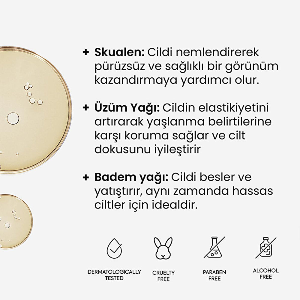 Routine+ Botanik Makyaj ve Yüz Temizleme Yağı 200 ml - Natural Face Cleanser & Makeup Remover for Sensitive - Makeup Remover