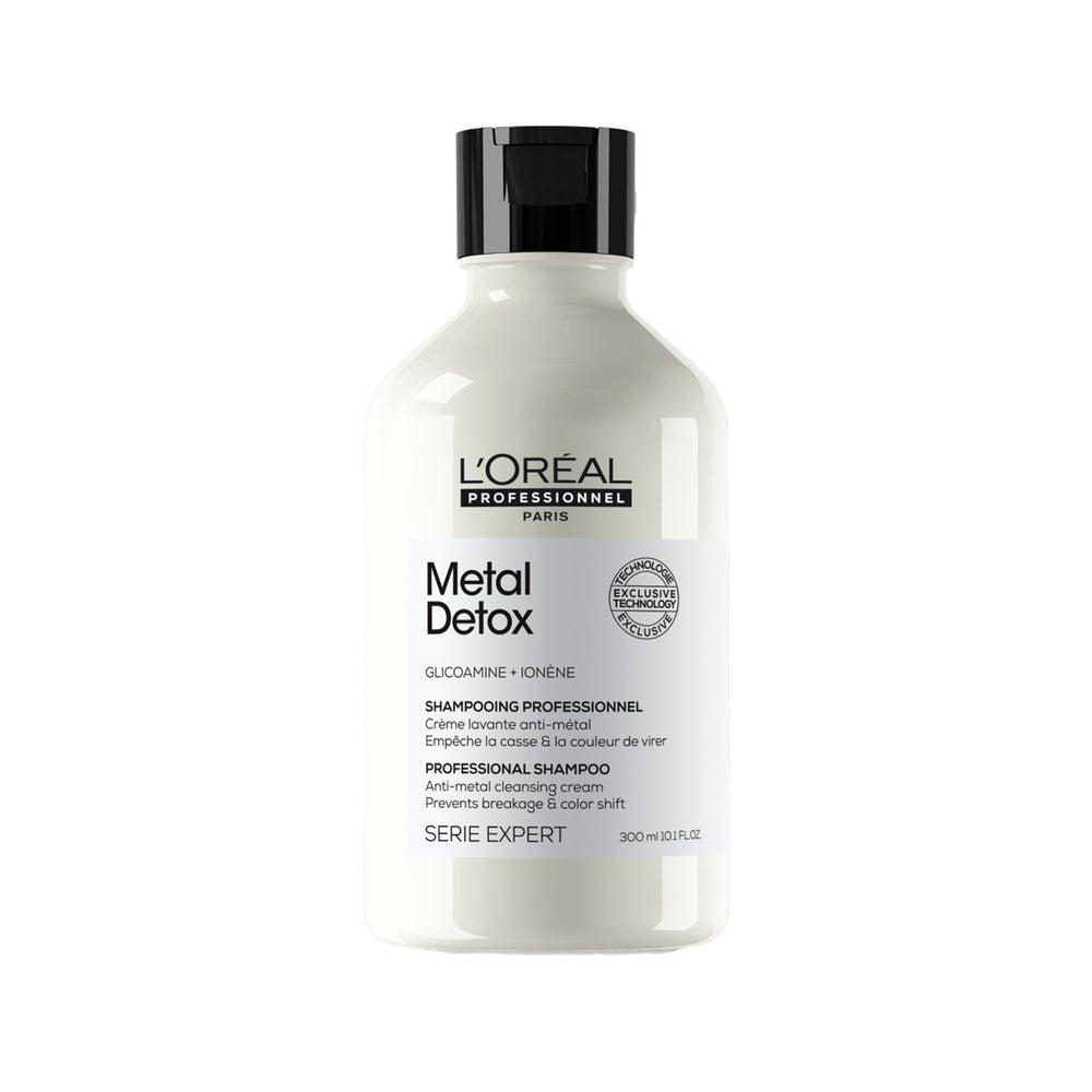 Loreal Professionnel Paris Serie Expert Metal Detox Shampoo - Anti-Metal Detoxifying Properties for Colored & - Shampoo