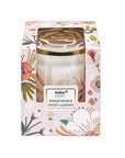 Rubinlicht Rose & Sweet Almond Scented Candle with Gold Lid