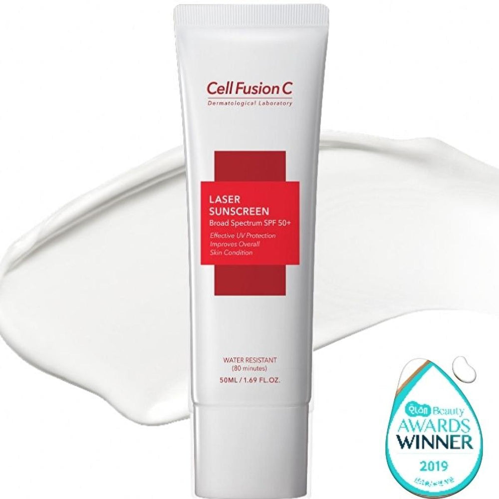 Cell Fusion C: Laser Sunscreen SPF50+ - Korean Sunscreen for Sensitive Skin, Anti-Aging, Pollution Protection & Collagen Boost (1.69 fl oz) Cell Fusion C SPF50+ Sunscreen: Korean Sunscreen for Sensitive Skin sunscreen SPF50, sensitive skin sunscreen, Korean sunscreen, collagen sunscreen, anti-aging sunscreen, Cell Fusion C sunscreen, sun protection pollution, sunscreen for face, sunscreen, SPF 50+, sensitive skin, collagen, Coenzyme Q10, acetylhexapeptide-8, pollution protection, UV protection, UVA, UVB, k-