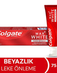 Colgate Max White Whitening Toothpaste 75ml - Permanent Whiteness | Fresh Breath