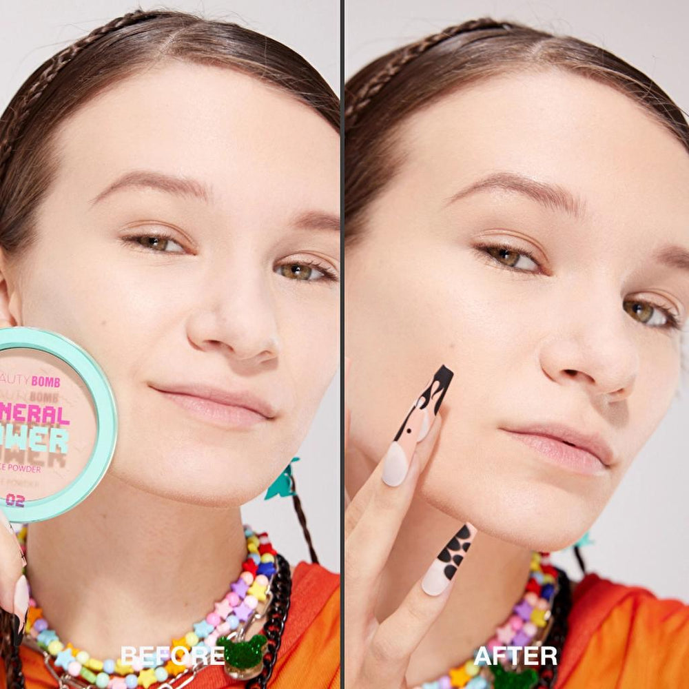 Beauty Bomb Mineral Powder 02 Matte Finish Face Powder