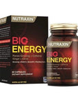 Nutraxin Big Energy 60 Tablet - Natural Energy Boost Dietary Supplement with Caffeine, Ginseng & Ginger Extract - image 3