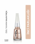Flormar Pearly Long-Lasting Nail Polish with Shimmering Finish - Salmon Dust PL450 - Nail Polish