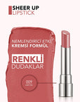 Flormar Sheer Up Baby Girl: Moisturizing Semi-Transparent Rose Lipstick for Natural, Glossy Lips - Hydrating, Lightweight Formula Flormar Sheer Up: Moisturizing Rose Lipstick for Natural Glossy Lips sheer lipstick, moisturizing lipstick, natural lipstick, glossy lipstick, semi-transparent lipstick, baby girl lipstick, rose lipstick, Flormar sheer up, hydrating lipstick, lipstick, sheer lip color, hydrating lip color, natural makeup, glossy finish, semi-transparent color, baby girl color, rose color, Flormar