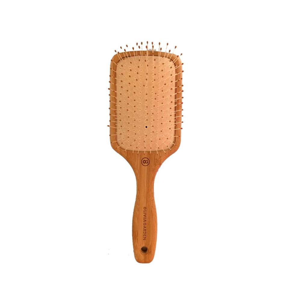 Olivia Garden Bamboo Hair Brush - Eco-Friendly Detangling for Curly Hair - Hair Accessories