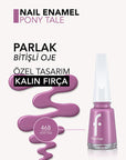 Flormar Nail Enamel Yoğun Pigmentli Oje - Long Lasting & Nourishing Nail Polish in Vibrant Colors - view 6