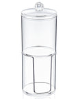 Eklips Cotton Storage Container - Compact Polystyrene Makeup Remover Disk Organizer for Beauty Enthusiasts - view 2