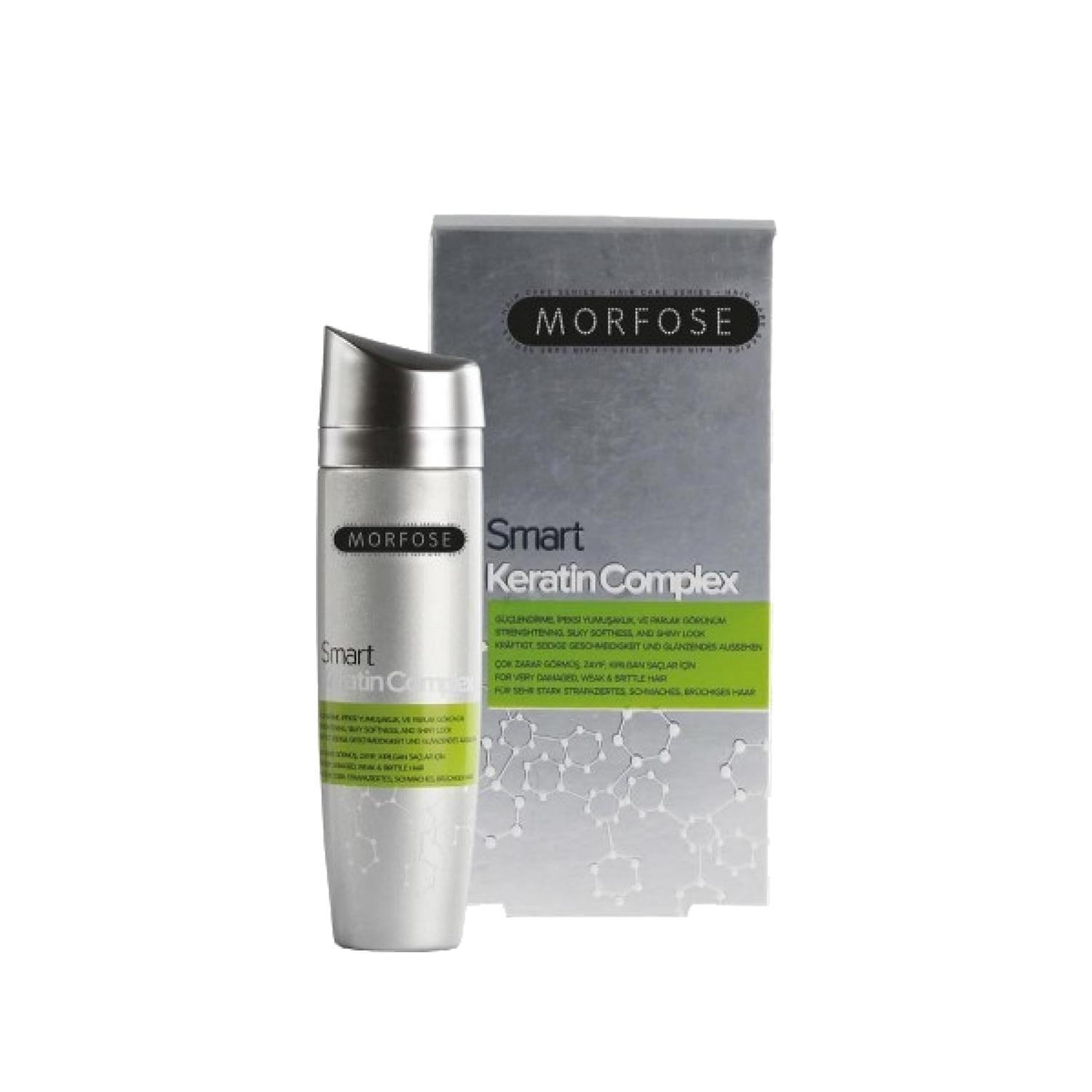 Morfose Morfose Smart Keratin Complex Hair Care Oil - Nourishing, Repairing, 3.38 fl oz Morfose Smart Keratin Hair Care Oil - Nourish & Repair Hair Care Oil, Keratin Complex, Morfose Smart Keratin, Nourishing Hair Oil, Saç Bakım Yağı, Hair Nourishment, Repairing Hair Oil, Keratin-based Hair Care, Hair Repair, Hair Health, Dry Hair Solution, Damaged Hair Care