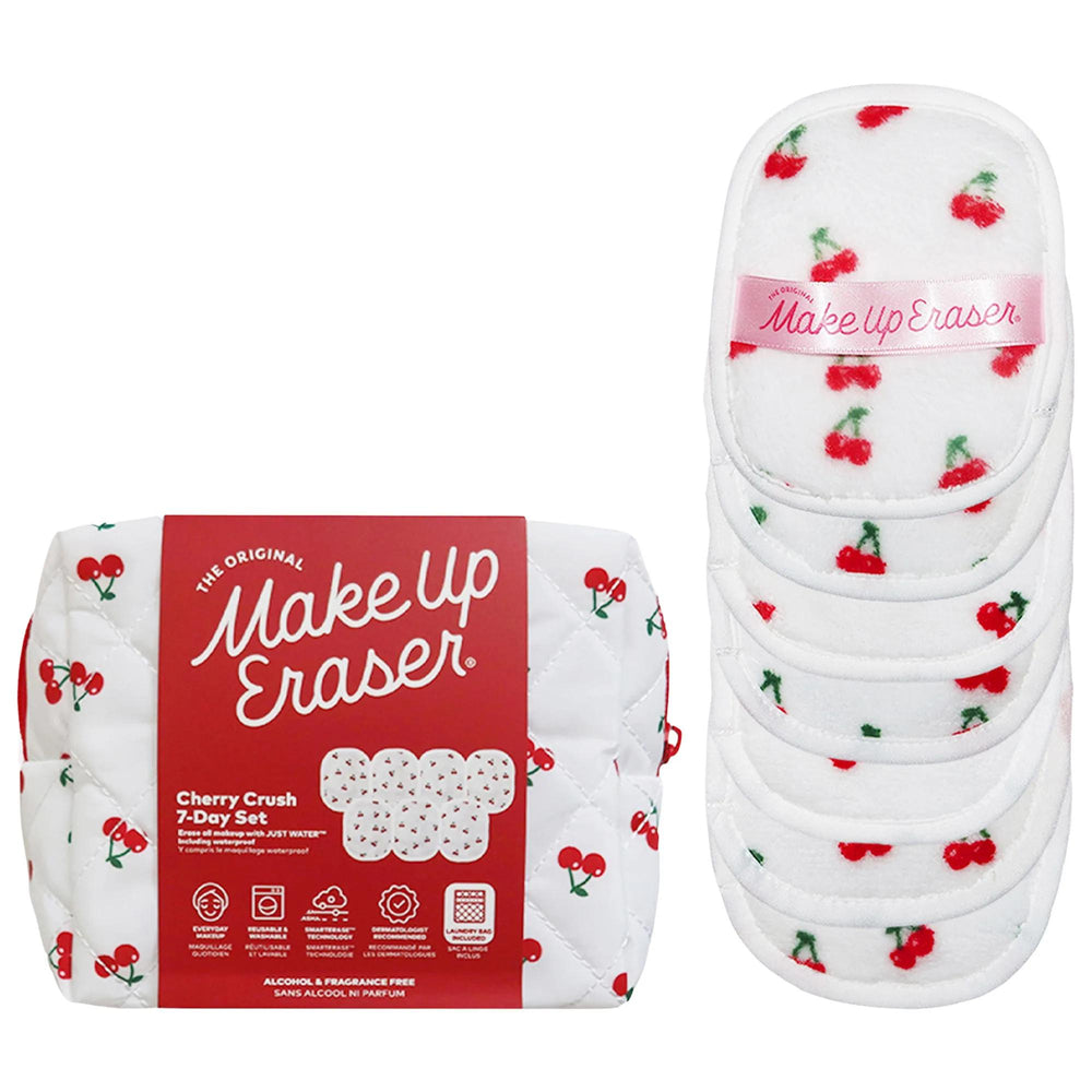 Cherry Crush 7-Day Reusable Makeup Wipes Set - Gentle, Sustainable, and Effective Makeup Removal for Sensitive Skin Cherry Crush Reusable Makeup Wipes - Gentle & Eco-Friendly reusable makeup wipes, gentle makeup removal, dermatologist recommended skincare, sustainable skincare products, water-activated makeup remover, eco-friendly skincare, sensitive skin solutions, makeup removal wipes, reusable skincare, skincare routine essentials, sustainable beauty products, skincare for sensitive skin