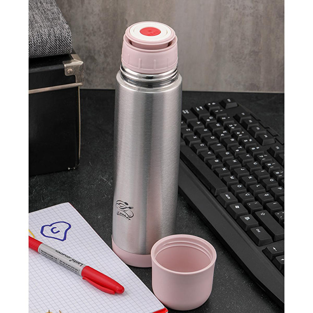 Cooker Stainless Steel Thermos 500ml - Keeps Drinks Hot/Cold for 24 Hours, Durable & Eco-Friendly - view 3