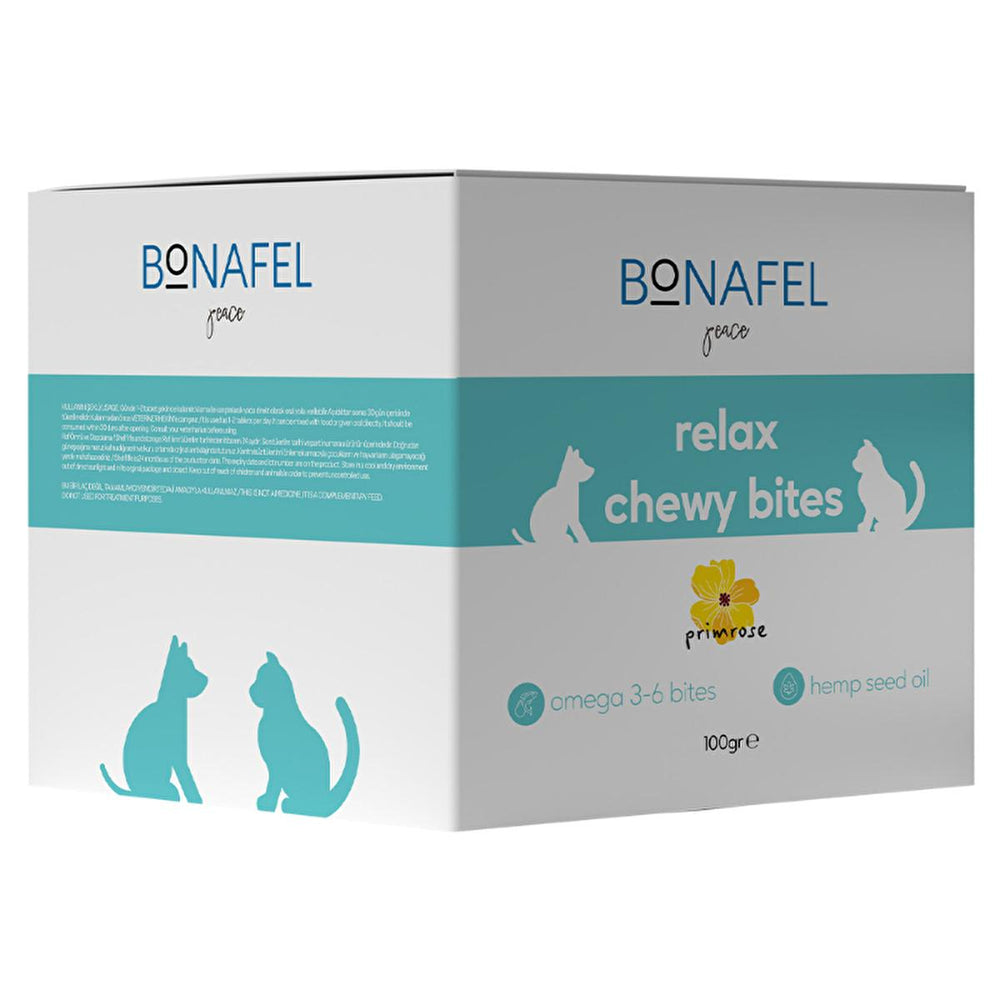 Bonafel Anti-Stress Chewable Tablets for Cats and Dogs - Natural Stress Relief, Omega 3-6 Supplement, Calming - view 3