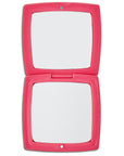 Eklips Pink Compact Mirror - Portable Makeup Mirror with Dual-Sided Glass & Magnetic Closure Eklips Pink Compact Mirror - Portable Makeup Solution compact mirror, portable makeup mirror, dual-sided mirror, magnetic closure mirror, pink compact mirror, personal grooming mirror, makeup essentials, beauty accessories, travel accessories, cosmetic mirror