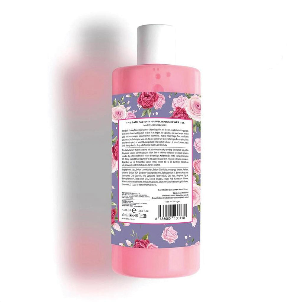 The Bath Factory Marvel Rose Hydrating Shower Gel 400 ml
