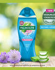 Palmolive Natural Shower Gel with Dead Sea Salt & Aloe Vera - Luxurious Fragrance Body Wash for Soothing Skin, - Shower Gel