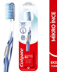 Colgate Advanced Manual Toothbrush with Mikro İnce Bristles - Gentle on Gums, Deep Cleaning Colgate Advanced Toothbrush - Gentle on Gums Manual Toothbrush, Advanced Bristle Design, Gentle on Gums, Deep Cleaning Toothbrush, Oral Hygiene Tool, Colgate, Toothbrush, Oral Care, Gum Health, Sensitive Gums, Daily Oral Hygiene, Effective Cleaning, Healthy Smile