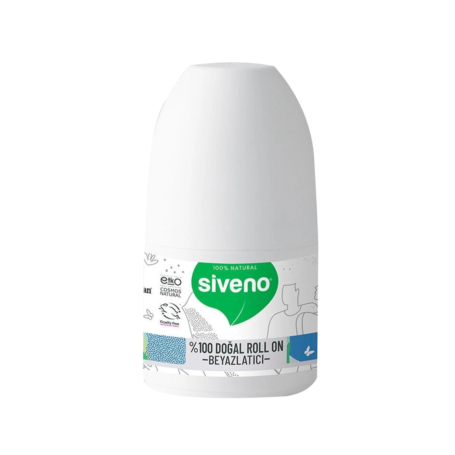 Siveno Natural Whitening Roll-On 50ml - Effective Brightening Solution Siveno Natural Whitening Roll-On 50ml Natural Roll-On, Whitening Roll-On, Siveno Roll-On, Doğal Beyazlatıcı, 50 ml Roll-On, Natural Whitening, Brightening Solution, Personal Care, Natural Ingredients, Roll-On Application, Whitening Effect