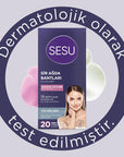 Sesu Sensitive Skin Wax Strips for Facial & Body Hair Removal - Gentle, Sugar-Free, Calendula Infused Sesu Sensitive Skin Wax Strips - Gentle & Effective Hair Removal sensitive skin wax strips, facial wax strips, body wax strips for sensitive areas, Calendula Officinalis wax strips, sugar-free wax strips, gentle hair removal, natural ingredients, honey-infused wax strips, effective on short hairs, quick hair removal, beauty essentials, personal care, skincare, hair removal for sensitive skin