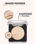 Flormar Baked Powder Pudra 029 Porcelain Ivory - Matte Finish, Long-Lasting Makeup with Vitamin E - view 4