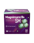 Magnimore B6: Vitamin B6 & Magnesium Supplement - 30 Sachets for Enhanced Energy, Muscle Support & Electrolyte Balance Magnimore B6: Vitamin & Magnesium for Energy & Muscle Support Vitamin B6 supplement, Magnesium Citrate Malate, Magnesium supplement, Vitamin B6 sachets, Nutritional supplement, Dietary supplement, Electrolyte balance, Muscle function support, Vitamin B6, Magnesium, Magnesium Citrate, Energy supplement, Fatigue reduction, Nervous system support, Muscle function, Electrolyte balance, Powder s