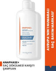 Ducray Anaphase Plus Anti-Hair Loss Shampoo - Nourishes & Strengthens Hair Roots, 13.53 fl oz Ducray Anaphase Plus Anti-Hair Loss Shampoo - 13.53 fl oz Anti-Hair Loss Shampoo, Ducray Anaphase Plus, Hair Loss Treatment, Hair Care Products, Dermatologically Tested Shampoo, Nikotinamid, Tokotrienol, Paraben-Free, Hair Strengthening, Hair Nourishment, Healthy Hair Growth, Sensitive Scalp Solutions