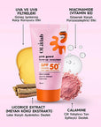 Olalab Brightening & Tone Evening SPF 50+ Pink Sunscreen 50 ml