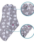 Sevi Bebe Baby Swaddle Sleep Sack for Newborns - Ergonomic Design, Safe Sleep Solution - view 3