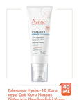 Avene Tolerance Hydra-10 Moisturizing Cream for Dry, Sensitive Skin - 40ml Hydrating Cream Avene Hydra-10 Cream for Dry Sensitive Skin Avene Tolerance Hydra-10 Moisturizing Cream, Sensitive skin moisturizer, Dry skin care products, Hydrating cream for sensitive skin, Dermatologically tested moisturizer, Moisturizing Cream, Sensitive skin care, Dry skin relief, Hydration for sensitive skin, Avene products, Tolerance line, Skincare for dry skin, Gentle moisturizer, Non-irritating skincare