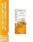 Bioxcin SPF 50+ Sunscreen for Dry Skin - Moisturizing, Water-Resistant, Anti-Aging Benefits - 1.69 fl oz - Sunscreen