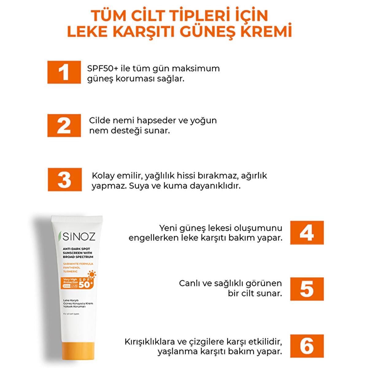 Sinoz SPF 50+ Anti-Spot Facial Sunscreen: Broad Spectrum Protection, Non-Greasy, Moisturizing - Perfect for All Skin Types, Prevents Sun Damage Sinoz SPF50+ Sunscreen: Anti-Spot, Non-Greasy | Protect Your Face SPF50 sunscreen, broad spectrum sunscreen, anti-spot sunscreen, sunscreen for face, non-greasy sunscreen, sunscreen for all skin types, sunscreen for hyperpigmentation, daily facial sunscreen, moisturizing sunscreen, sunscreen with turmeric, facial sunscreen, sun protection, hyperpigmentation treatmen