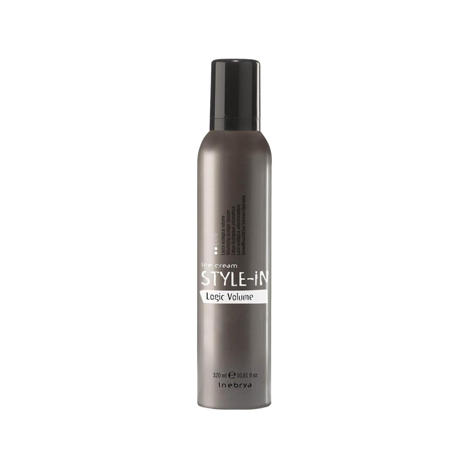 Inebrya Ice Cream Style-In Logic Volume Volumizing Ecologic Lacquer 320 ml - Natural Volumizing Hair Spray for Environmentally Conscious Consumers Inebrya Volumizing Ecologic Lacquer - Natural Hair Spray volumizing hair lacquer, ecologic hair product, natural hair styling, Inebrya Ice Cream, Style-In Logic Volume, hair volumizer, eco-friendly hair care, sustainable beauty products, natural ingredients, organic hair lacquer, volumizing hair spray, green beauty, conscious beauty, hair styling products, enviro