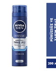 Nivea Men Protect & Care Shaving Gel for Dry Skin - 6.76 fl oz, Dermatologically Tested Nivea Men Protect & Care Shaving Gel - 6.76 fl oz Nivea Men Shaving Gel, Protect & Care Shaving Gel, Shaving Gel for Men, Dermatologically Tested Shaving Products, Shaving Gel for Dry Skin, Men's Grooming, Skin Care, Shaving Essentials, Aloe Vera, Provitamin B5, Sensitive Skin, Dry Skin Care