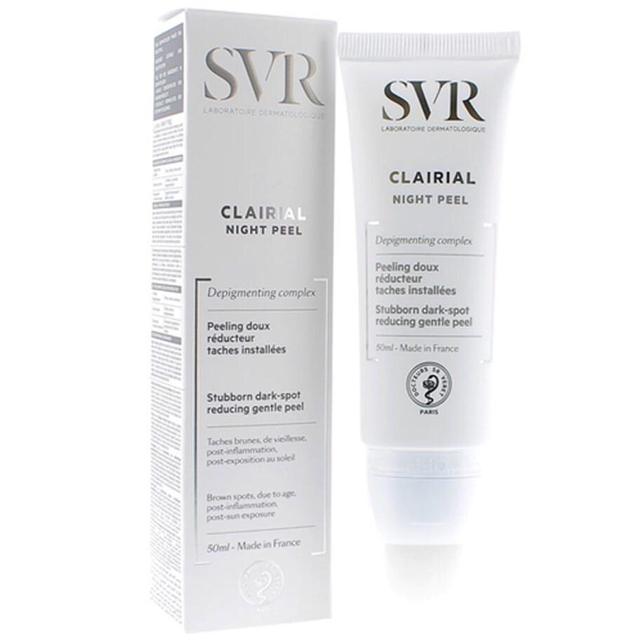 SVR Clairial Night Peel Cream - Hyperpigmentation Treatment with Niacinamide & Citric Acid SVR Clairial Night Peel - Hyperpigmentation Treatment SVR Clairial Night Peel, Hyperpigmentation treatment, Niacinamide skincare, Citric acid skincare, Nighttime skincare routine, Skin brightening, Even skin tone, Bentonine skincare, Skincare for hyperpigmentation, Night peel cream, Skincare with Niacinamide, Citric acid skincare products, Evening skincare products