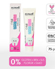 Ecowell Organic Children's Toothpaste - Cosmos Certified, Vegan, Blackberry Flavored for Kids 6+ Months Ecowell Organic Toothpaste for Kids - Cosmos Certified & Vegan organic children's toothpaste, vegan toothpaste, blackberry flavored toothpaste, Cosmos Organic Certified toothpaste, toothpaste for children 6 months and older, Ecowell, natural oral care, kids oral hygiene, healthy smiles, organic aloe vera toothpaste