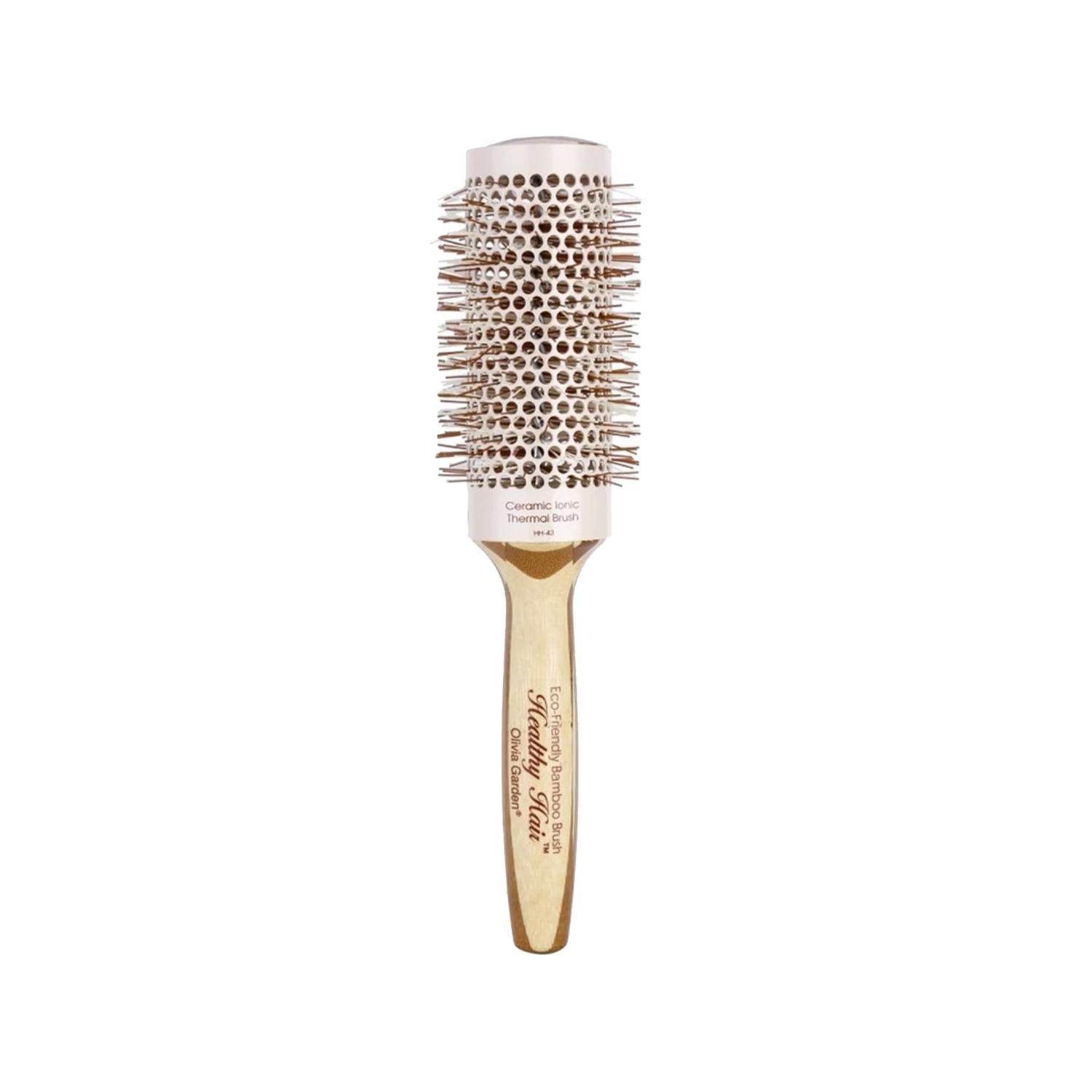 Olivia Garden Bamboo Touch 43 Thermal Blowout Brush: Achieve Salon-Worthy Volume & Eco-Friendly Hair Styling Olivia Garden Bamboo Blowout Brush - Salon Volume & Eco-Friendly bamboo hair brush, thermal styling brush, blowout brush, olivia garden brush, eco-friendly hair brush, hair styling tools, round hair brush, thermal brush for blow drying, hair brush, thermal hair brush, blowout hair brush, eco hair brush, hair styling, round brush, hair volume, hair smoothness, salon blowout, bamboo brush, sustainable