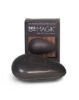 Sea Magik Black Mud Soap for Sensitive Skin - Organic Seaweed & Dead Sea Mud Enriched Cleanser for Face & Body, - Cleanser