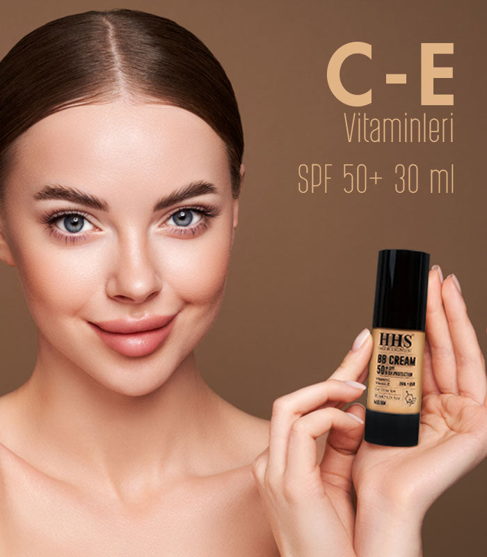 HHS BB Cream with Sunscreen SPF 50+ | UVA & UVB Protection | Natural Glow Finish