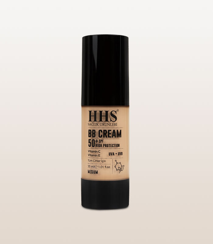 HHS BB Cream with Sunscreen SPF 50+ | UVA & UVB Protection | Natural Glow Finish