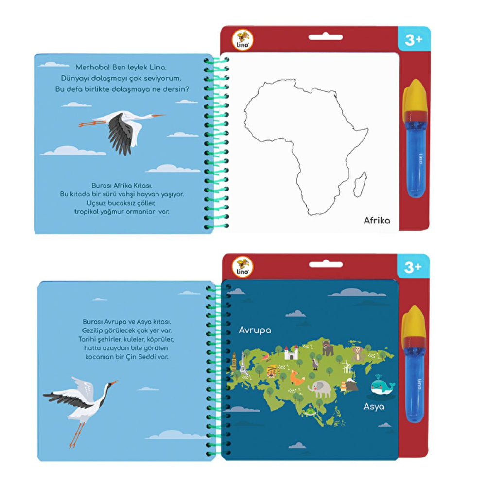 Lino Magic Coloring Book - Reusable Water-Based Art for Kids, Educational & Fun - view 3