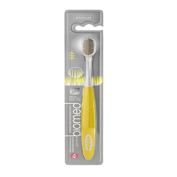 Biomed Silver Antibacterial Toothbrush - Medium Bristle, Tapered Design for Superior Oral Hygiene & Interdental Cleaning Biomed Silver Toothbrush: Antibacterial, Medium Bristle silver toothbrush, antibacterial toothbrush, medium bristle toothbrush, tapered bristle toothbrush, oral hygiene toothbrush, biomed toothbrush, toothbrush for interdental cleaning, toothbrush for periodontal care, toothbrush, oral care, dental hygiene, interdental cleaning, gum health, plaque removal, tartar control, bacteria inhibit