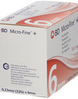 BD Micro-Fine Plus 6mm - 100 ct - view 2