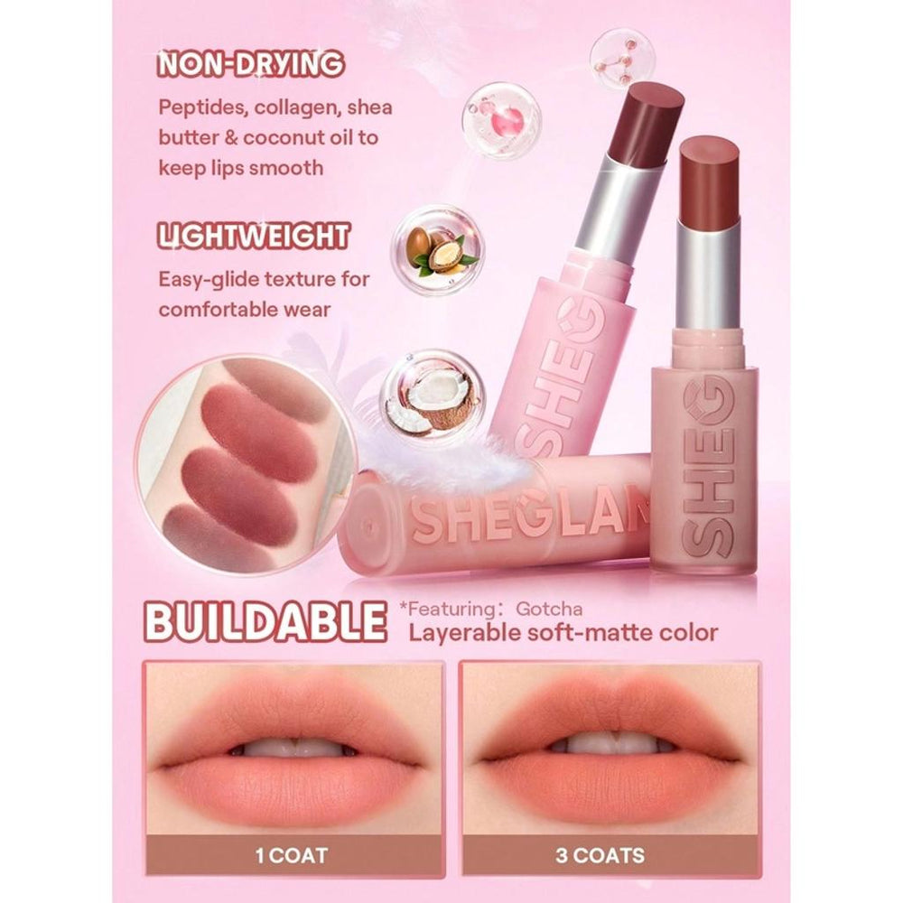 Sheglam Lip Veil Cushion Lipstick High Key 111